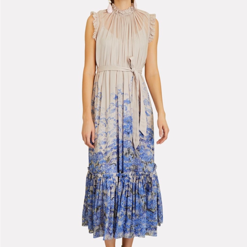Zimmerman Luminous Sleeveless Floral Dress